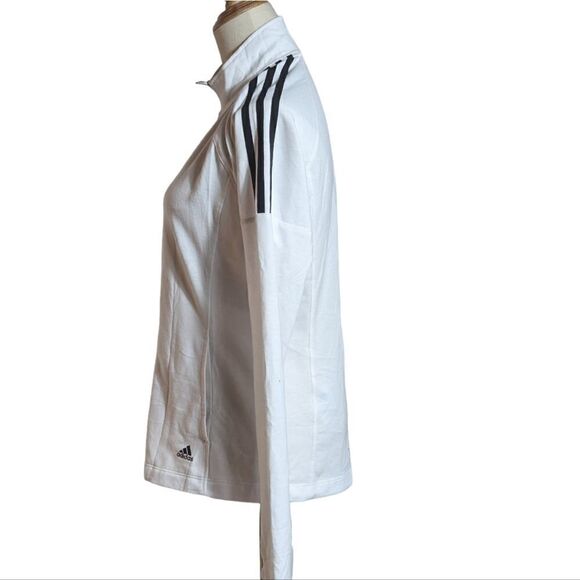 Adidas White Track Golf Jacket - Picture 4 of 5
